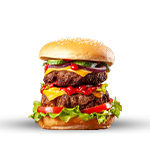 Poco Loco Double Cheeseburger 