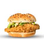Regular Spicy Battered Chicken Burger 